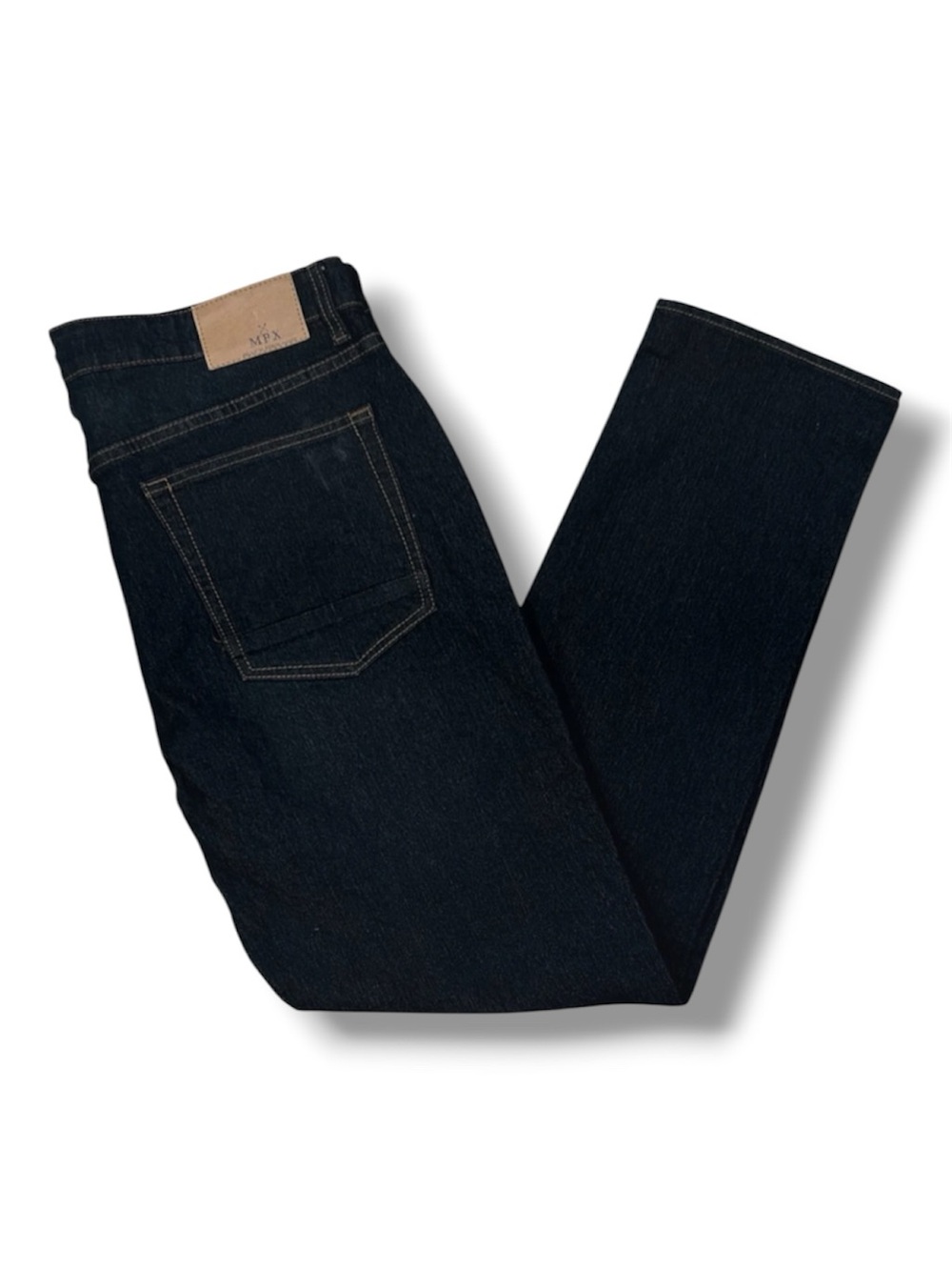 MBX Premium Denim Goods Dark Wash Blue Jeans | Men’s Size W36” x 32”